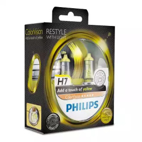 PHILIPS 12972CVPYS2 Лампа h7 12v 55w px26d colorvision yellow (компл.2шт.)
