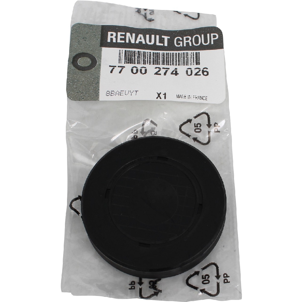 RENAULT 7700274026 Заглушка ГБЦ RENAULT [ORG]