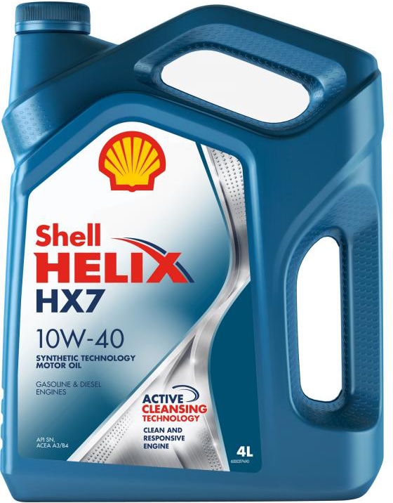 SHELL 550040315 Масло моторное shell helix ultra hx7 10w-40 4л. купить в Самаре