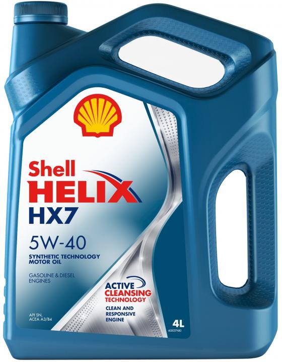 SHELL 550040341 Масло моторное shell helix hx7 5w40 4л