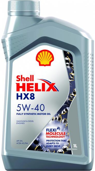 SHELL 550040424 Масло моторное shell helix hx8 5w40 1л