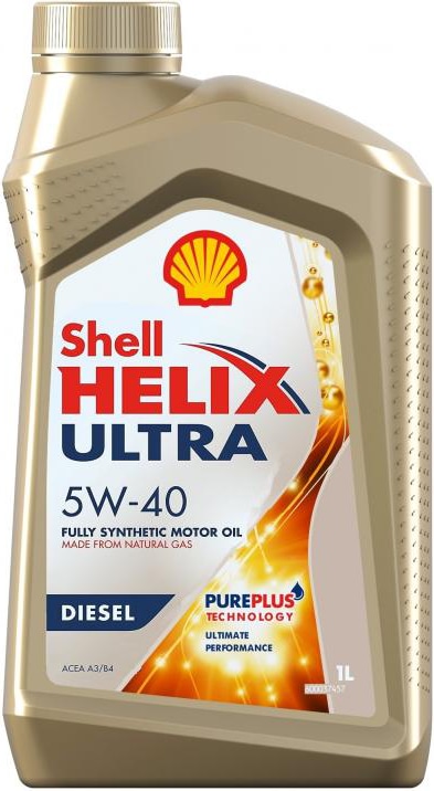 SHELL 550040552 Масло моторное 5w40 shell 1л синтетика helix diesel ultra ru