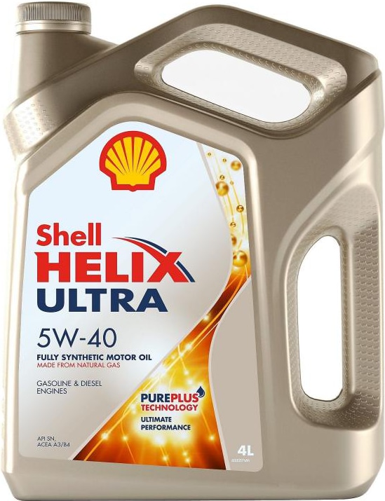 SHELL 550040755 Масло моторное shell helix ultra 5w 40 4л.