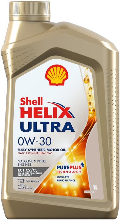 SHELL 550042390 Масло моторное shell helix ultra ect c2/c3 0w 30 1л