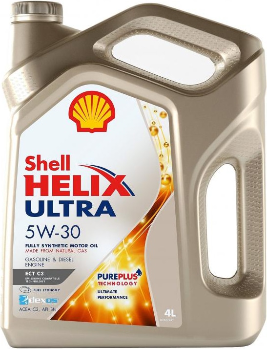 SHELL 550042847 Масло моторное shell helix ultra ect 5w 30 4л.