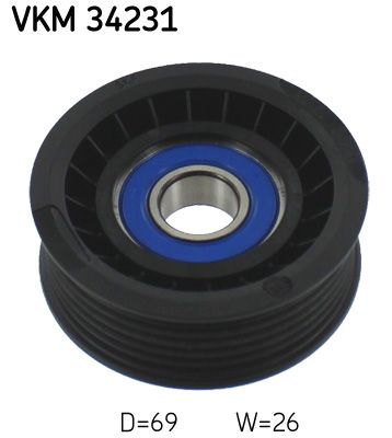 SKF VKM34231 ролик натяжителя приводного ремня Ford Focus (II, III), С-max II, Fiesta VI / Volvo C30