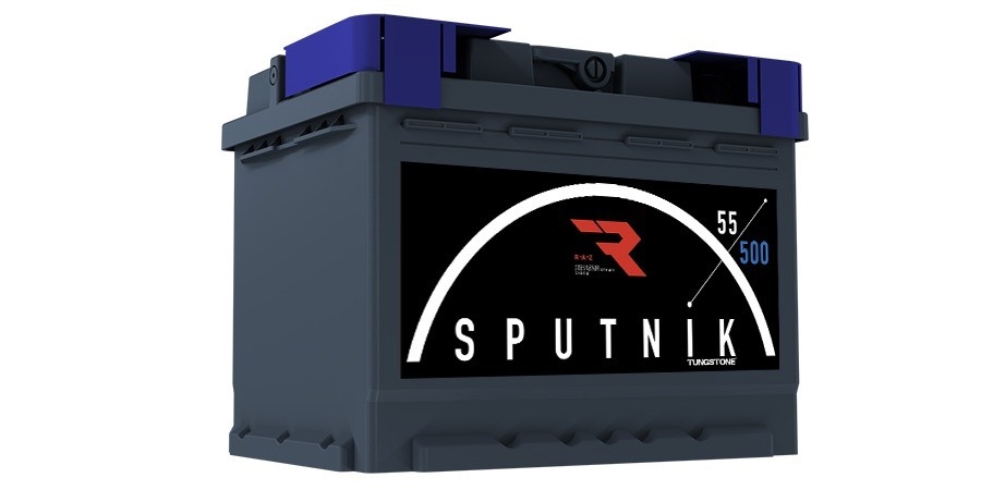 SPUTNIK SPU5510 Аккумулятор sputnik 55 ah, 500 a, 242x175x190 прям. купить в Самаре