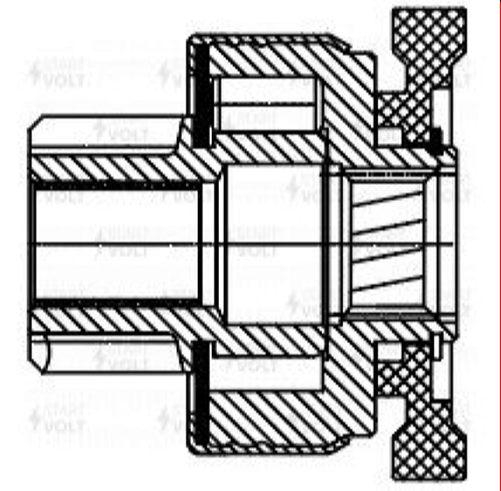 STARTVOLT VCS1027 Привод стартера (бендикс) для а/м Volvo xc90 (02-) 2.5t/s60 i (00-) 2.4i