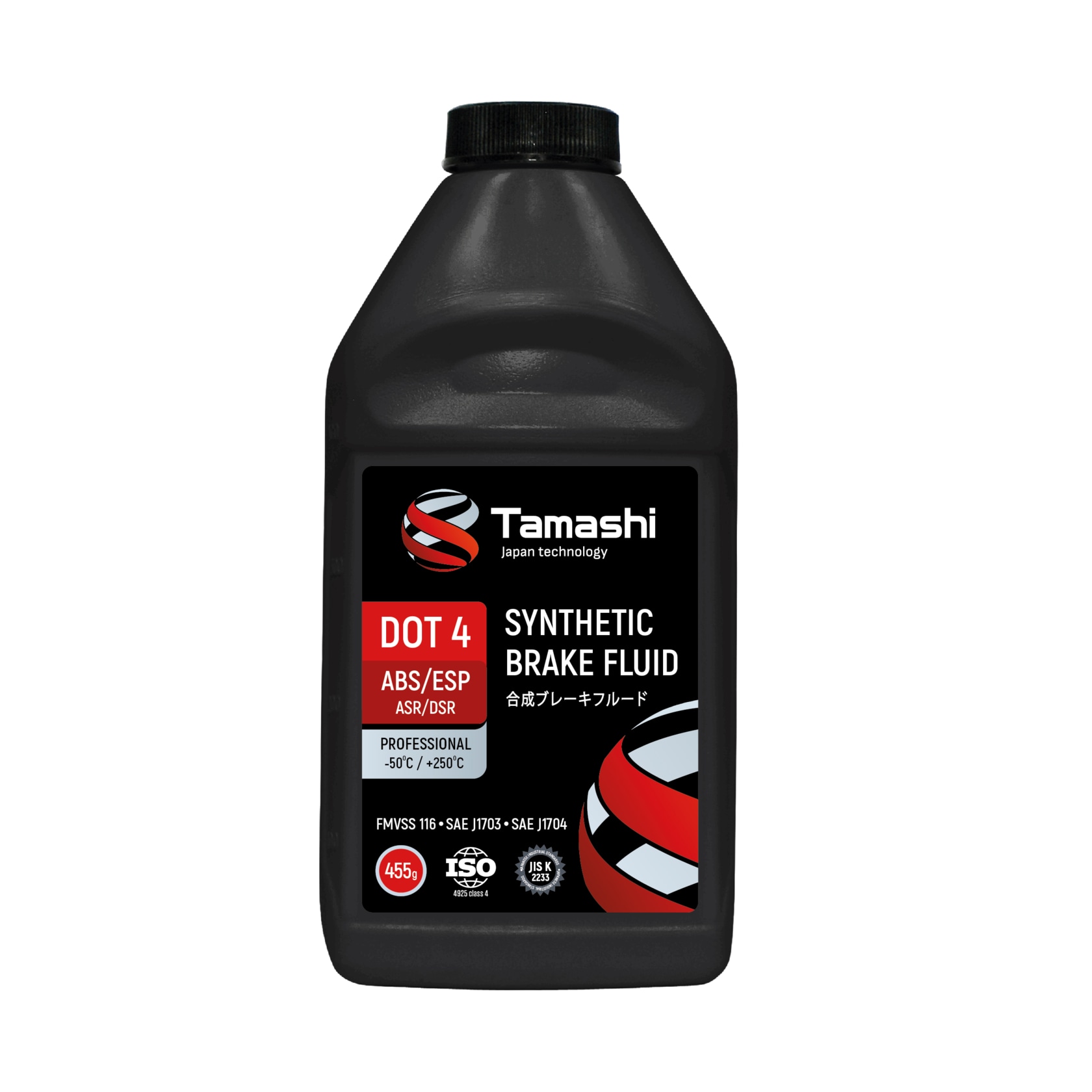 TAMASHI BFT05 Жидкость тормозная TAMASHI 455г DOT4 ABS/ESP