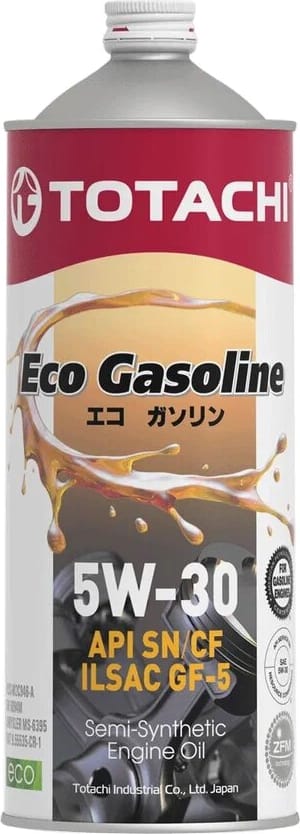 TOTACHI 10801 Totachi eco gasoline 5w30 (1l) масло моторн. синт. api sn/cf, ilsac gf 5, ford wss m2c 946a