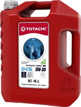 TOTACHI 18004 Totachi niro md semi synthetic 5w30 пласт.(4l) масло мотор api ci 4/sl,acea e4/e7,man m3275 1,228.3