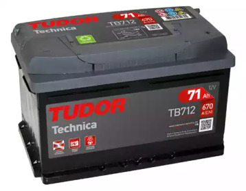 TUDOR TB712 Аккумуляторная батарея