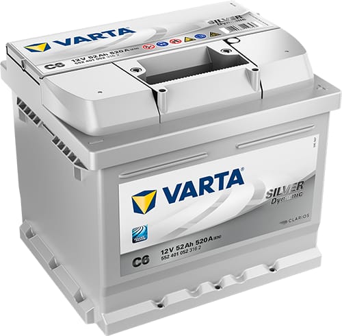 VARTA 552401052 Аккумуляторная батарея silver dynamic 19.5/17.9 евро 52ah 520a 207/175/175 купить в Самаре