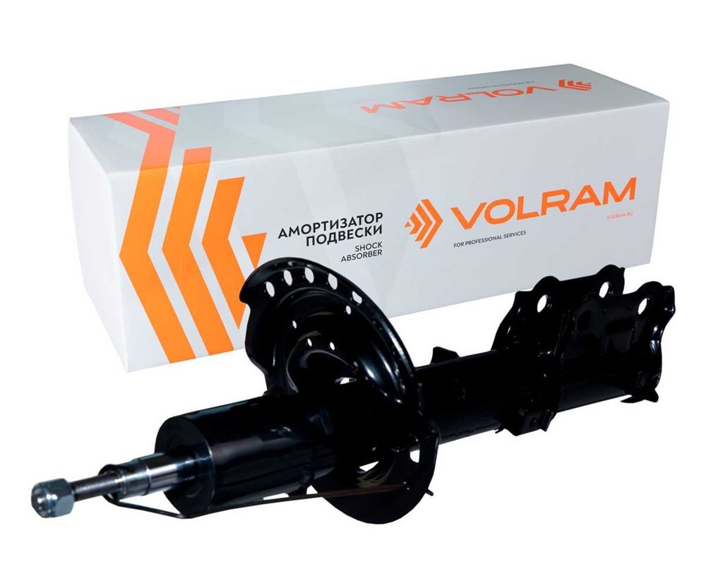 VOLRAM VR11111 Амортизатор hyundai solaris (rb) 1.6 10 /kia rio 1.4 11 , (стойка) передний правый газомасляный, (v купить в Самаре