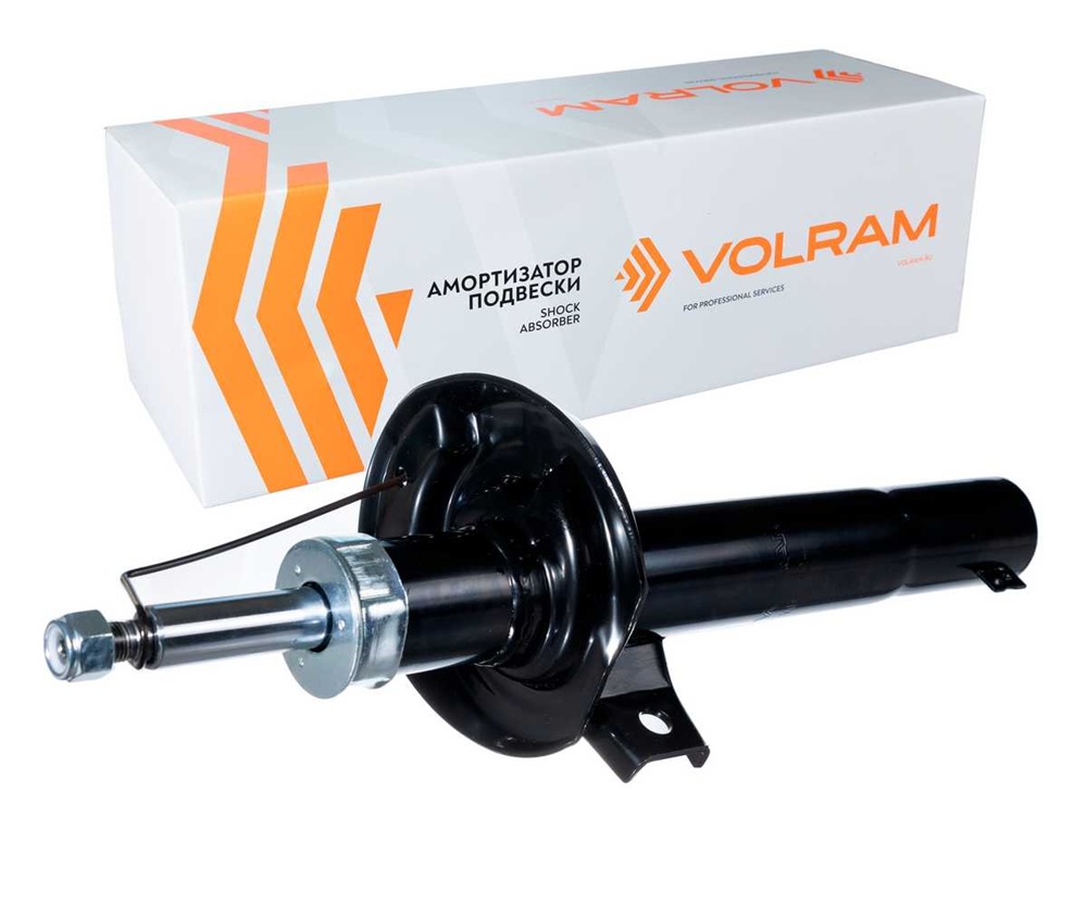VOLRAM VR11124 Амортизатор skoda octavia ii 1.2 2.0 04 13, vw golf 03 , (стойка) передний левый/правый газомасляны