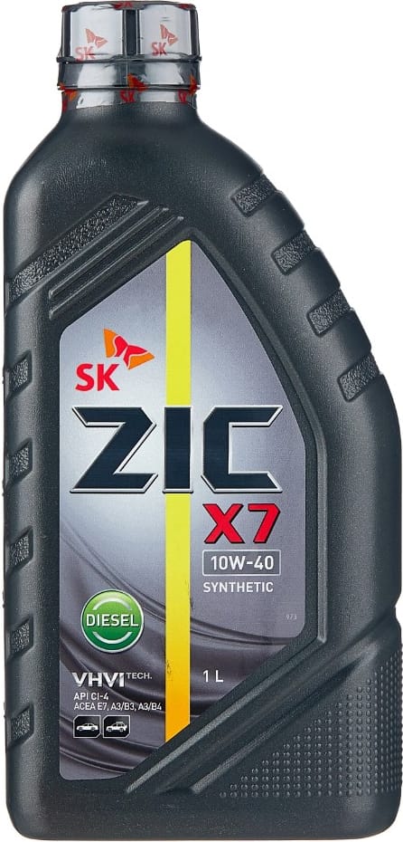 ZIC 132607 Масло моторное синтетическое 1л zic x7 10w 40 diesel, api ci 4/sl, acea e7, mb 228.3