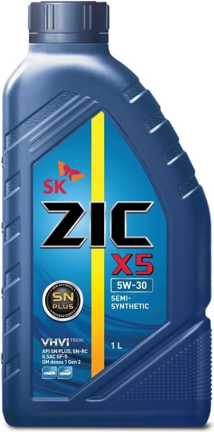 ZIC 132621 Zic x5 5w30 (1l) масло моторное п/синт. api sp, ilsac gf 6, gm dexos1 gen 2 купить в Самаре