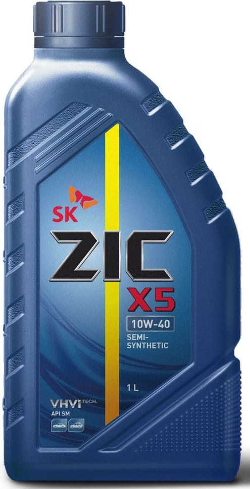 ZIC 132622 Масло моторное полусинтетическое 1л zic x5 10w 40, api sp